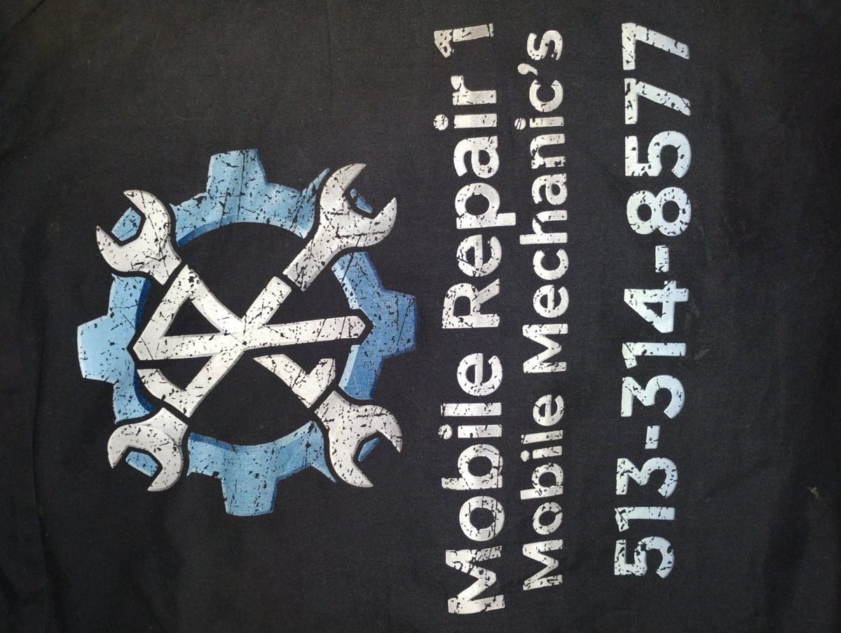 The Mobile Repair 1 gear and crossed wrench artwork